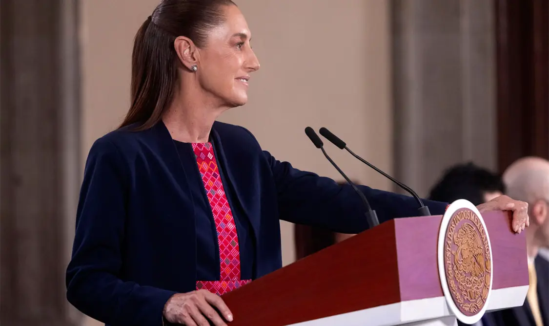 La jefa del Ejecutivo federal manifestó que su gobierno quiere una buena relación con Estados Unidos y que le apuesta al diálogo. Cortesía