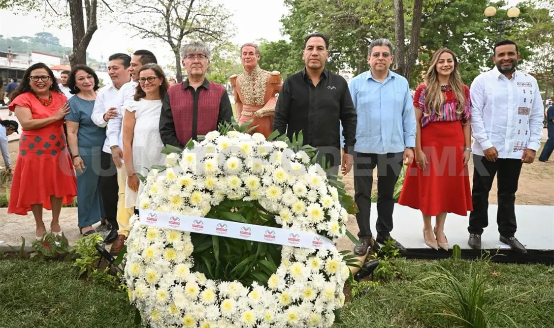 Se llevó a cabo la ceremonia de homenaje en honor al general José María Melo. Cortesía