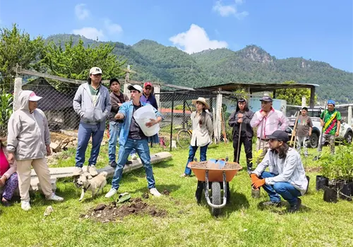 Plantan 108 &aacute;rboles en jornada comunitaria