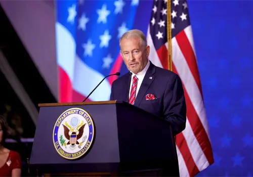 Johnson reitera avances contra narco Johnson reitera avances contra narco