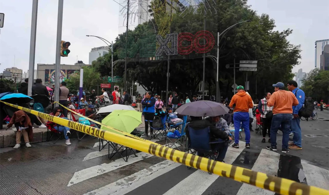 Las y los maestros de la CNTE alistan nuevas acciones en la capital del país y otros estados. El Universal