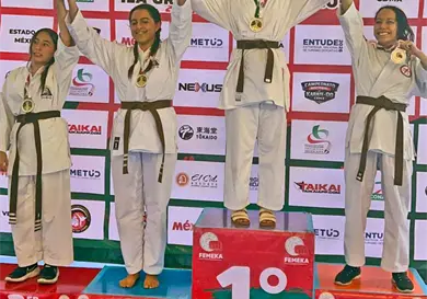 Chiapas suma 17 medallas en el Nacional Femeka Chiapas suma 17 medallas en el Nacional Femeka
