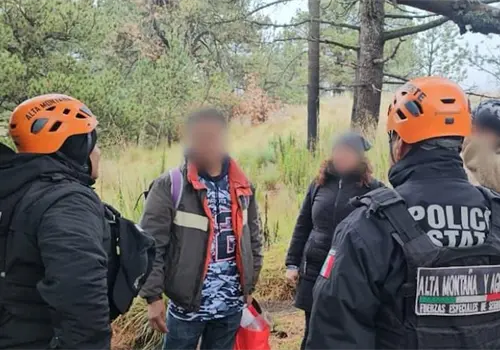 Rescata polic&iacute;a a seis senderistas extraviados