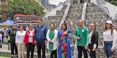 Inauguran la Glorieta Mundialista por derechos humanos e inclusi&oacute;n