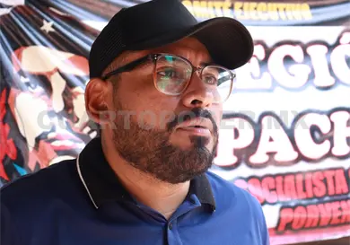 Docentes de la secci&oacute;n 40 participan en huelga