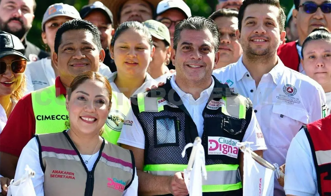 El ayuntamiento participa en acciones de prevención ante riesgos durante la temporada de lluvias. Cortesía