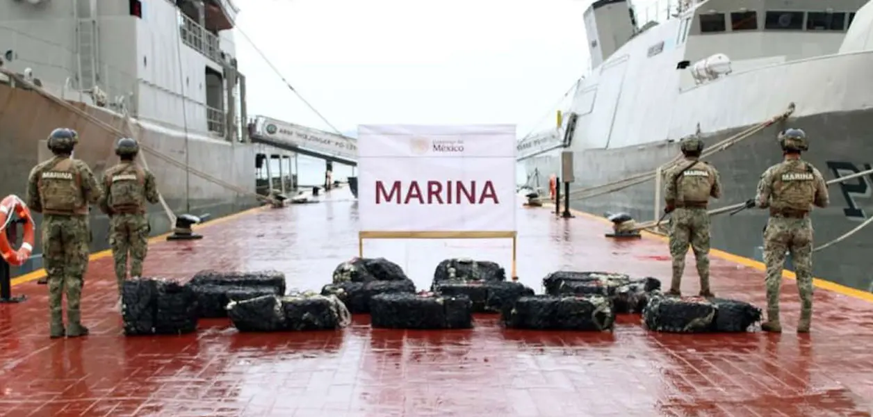 Asegura Marina más de 800 kilos de cocaína