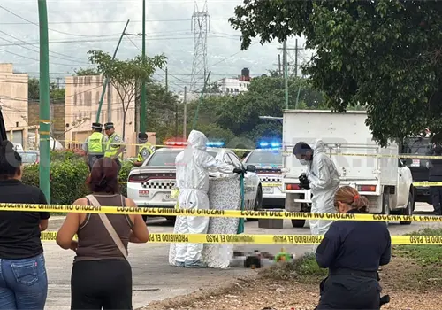 Unidad de carga aplasta y mata a adulto mayor Unidad de carga aplasta y mata a adulto mayor