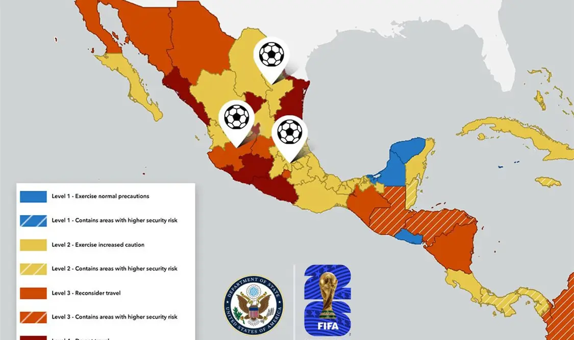 Embajada norteamericana emite alerta de viaje al país