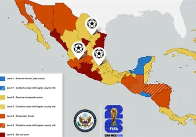 Embajada norteamericana emite alerta de viaje al país Embajada norteamericana emite alerta de viaje al país