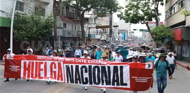 CNTE no tiene planes de levantar el paro de labores CNTE no tiene planes de levantar el paro de labores