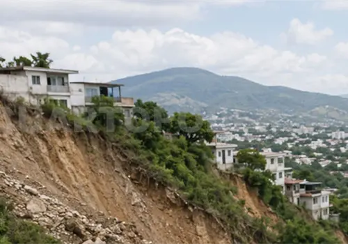 Poblaci&oacute;n habita en zonas susceptibles a derrumbes