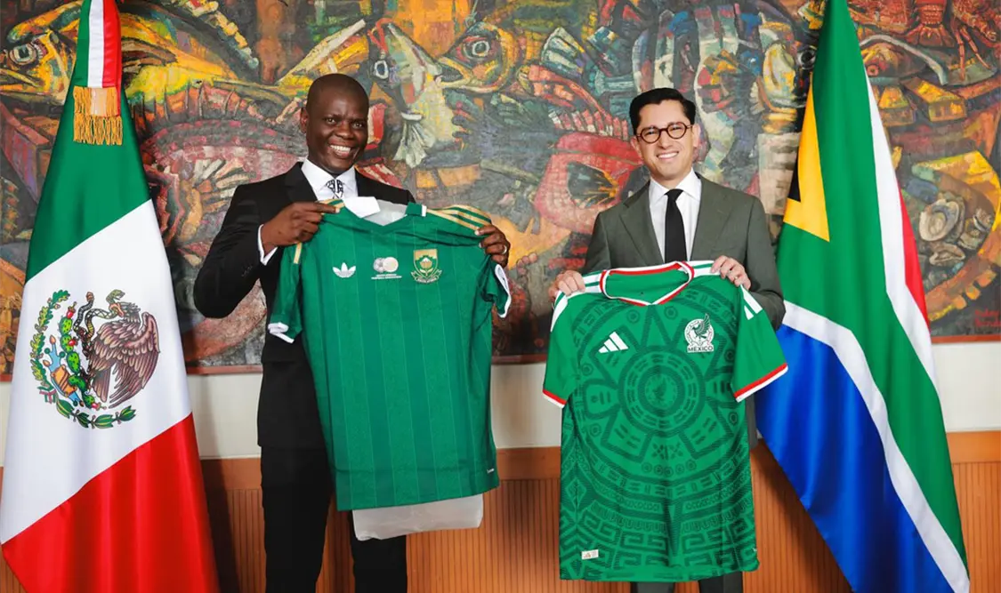 Recibe Velasco a ministro de Sudáfrica