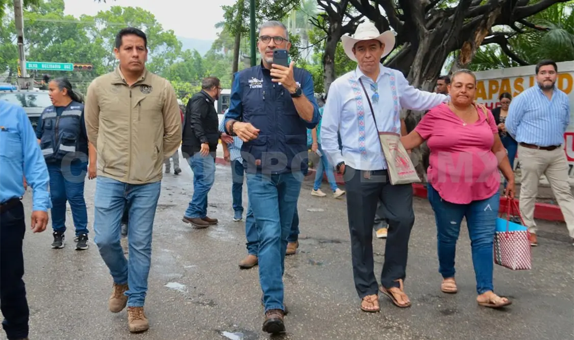 El presidente Ángel Torres puso en marcha el programa Chuleando Tuxtla. Cortesía