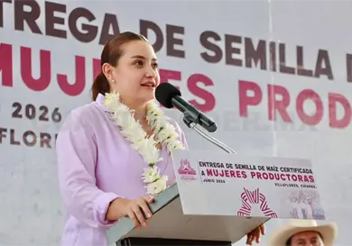 Valeria Rosales encabeza entrega de semillas Valeria Rosales encabeza entrega de semillas