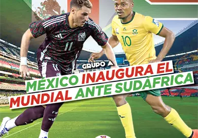 M&eacute;xico inicia su camino ante Sud&aacute;frica