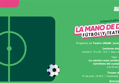 Traen el futbol al terreno de la escena