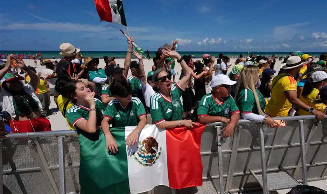 Mexicanos en EE. UU. celebran triunfo del Tri