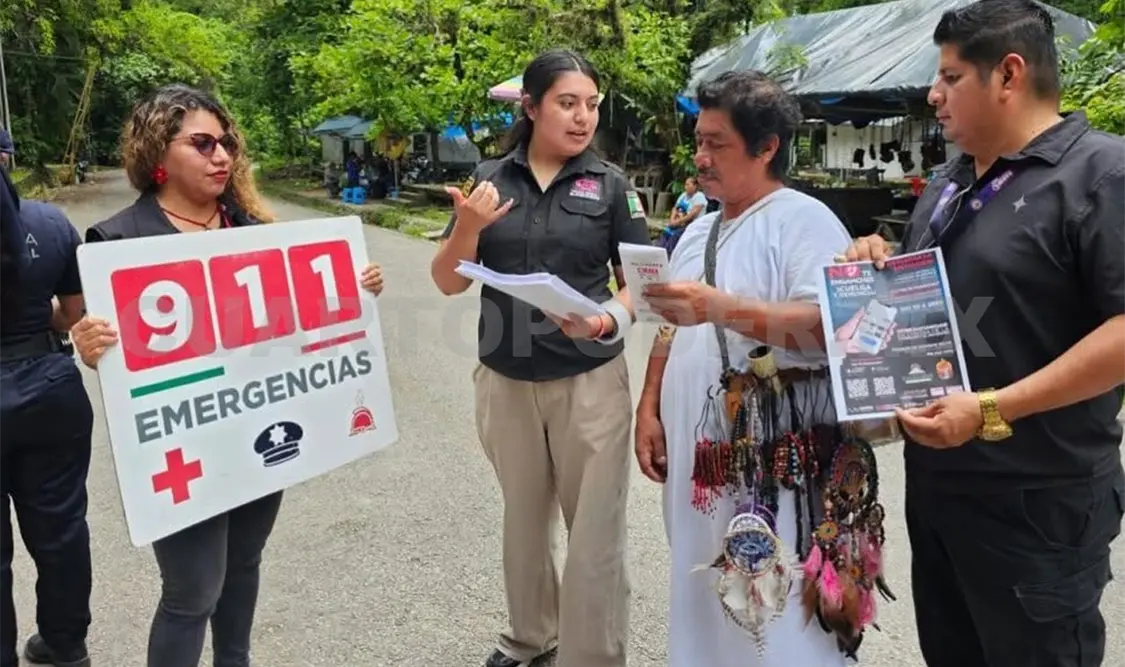 Llevaron a cabo una campaña preventiva basada en el programa “No te enganches”. Cortesía