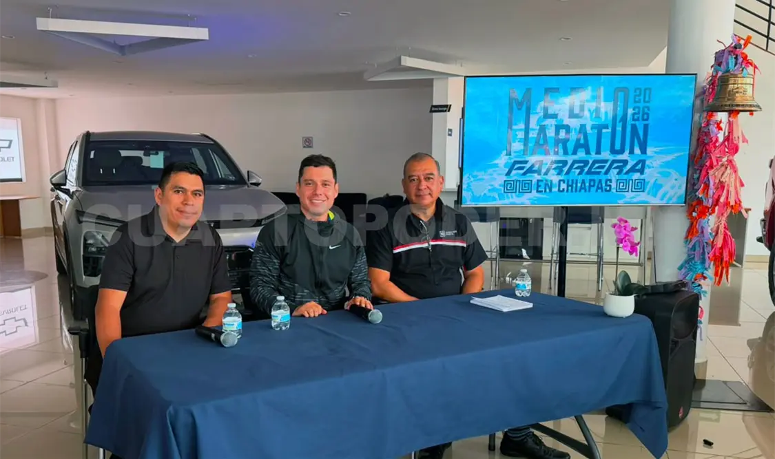 Presentación del Medio Maratón en San Cristóbal. Cortesía