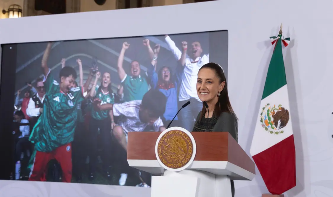Sheinbaum reitera reconocimiento a maestros en medio de protestas de la CNTE. Cortesía