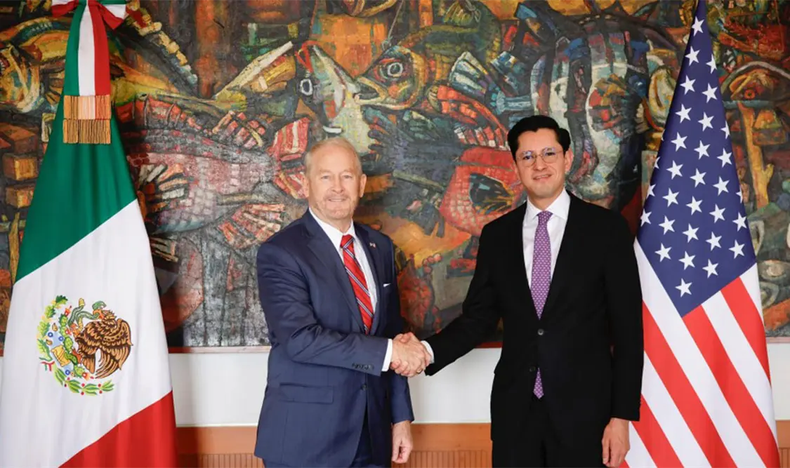 México y Estados Unidos revisaron juntos agenda de seguridad fronteriza; caso Rocha Moya queda fuera de la reunión. Cortesía