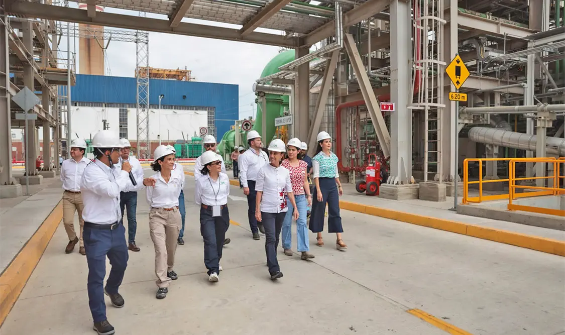 La mandataria federal inauguró la Central Ciclo Combinado “Teresa Urrea Chávez” en Manzanillo, Colima. Cortesía