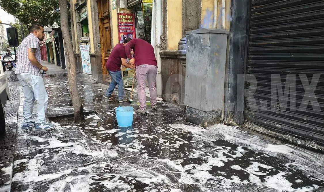 Inician limpieza de zonas desocupadas por la CNTE