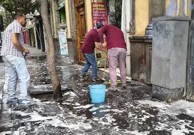 Inician limpieza de zonas desocupadas por paro Inician limpieza de zonas desocupadas por paro