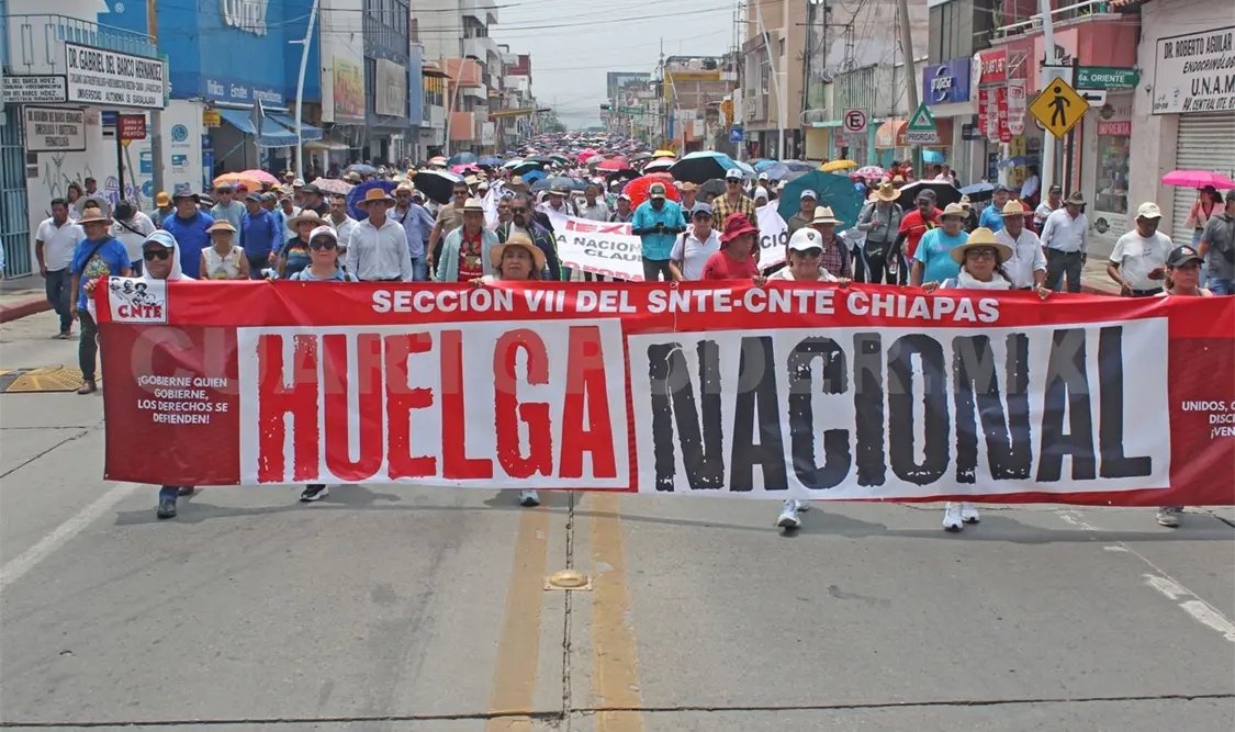 El contingente marchará sobre todo el bulevar Belisario Domínguez. Carlos López / CP