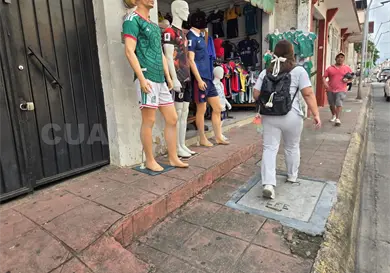 Pasión futbolera, un respiro para los comerciantes Pasión futbolera, un respiro para los comerciantes