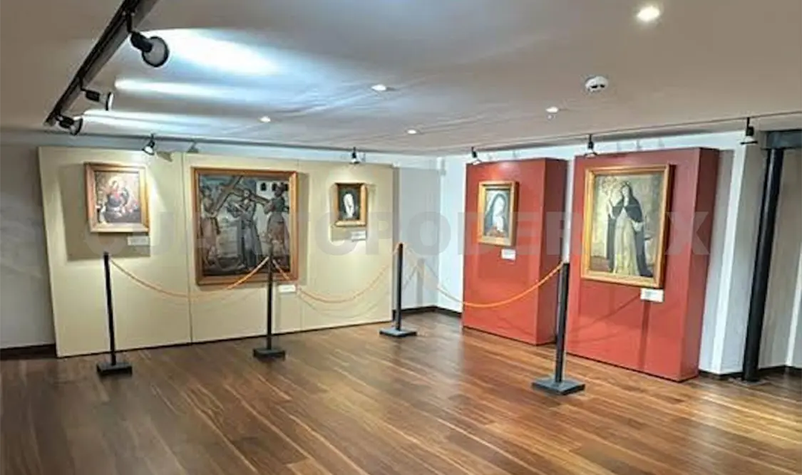 Un total de 29 pinturas de los siglos 18 y 19 integran la sala de arte sacro que se exhibe en el Archivo Histórico Municipal. Cortesía