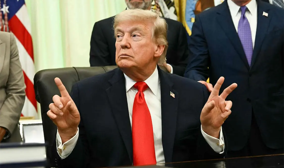 Donald Trump insiste en que “los cárteles dirigen” a la nación. Cortesía