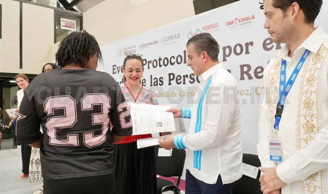 Se busca reforzar el acceso a la identidad, los derechos y las oportunidades de las personas refugiadas en Tapachula. CP