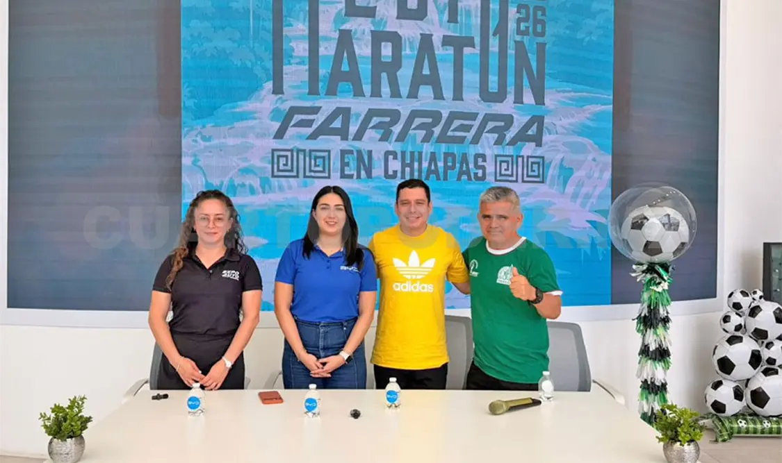 Se llevó a cabo en Tapachula el anuncio oficial del festejo deportivo promovido por Grupo Farrera. Cortesía