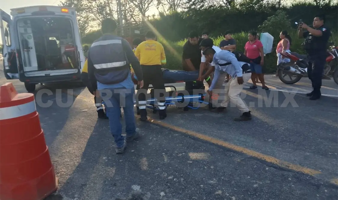 Después de ingresar al nosocomio se informó del deceso del motociclista. Genaro Sánchez / CP