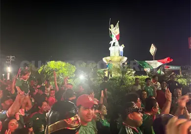 La Diana explot&oacute; de alegr&iacute;a por M&eacute;xico