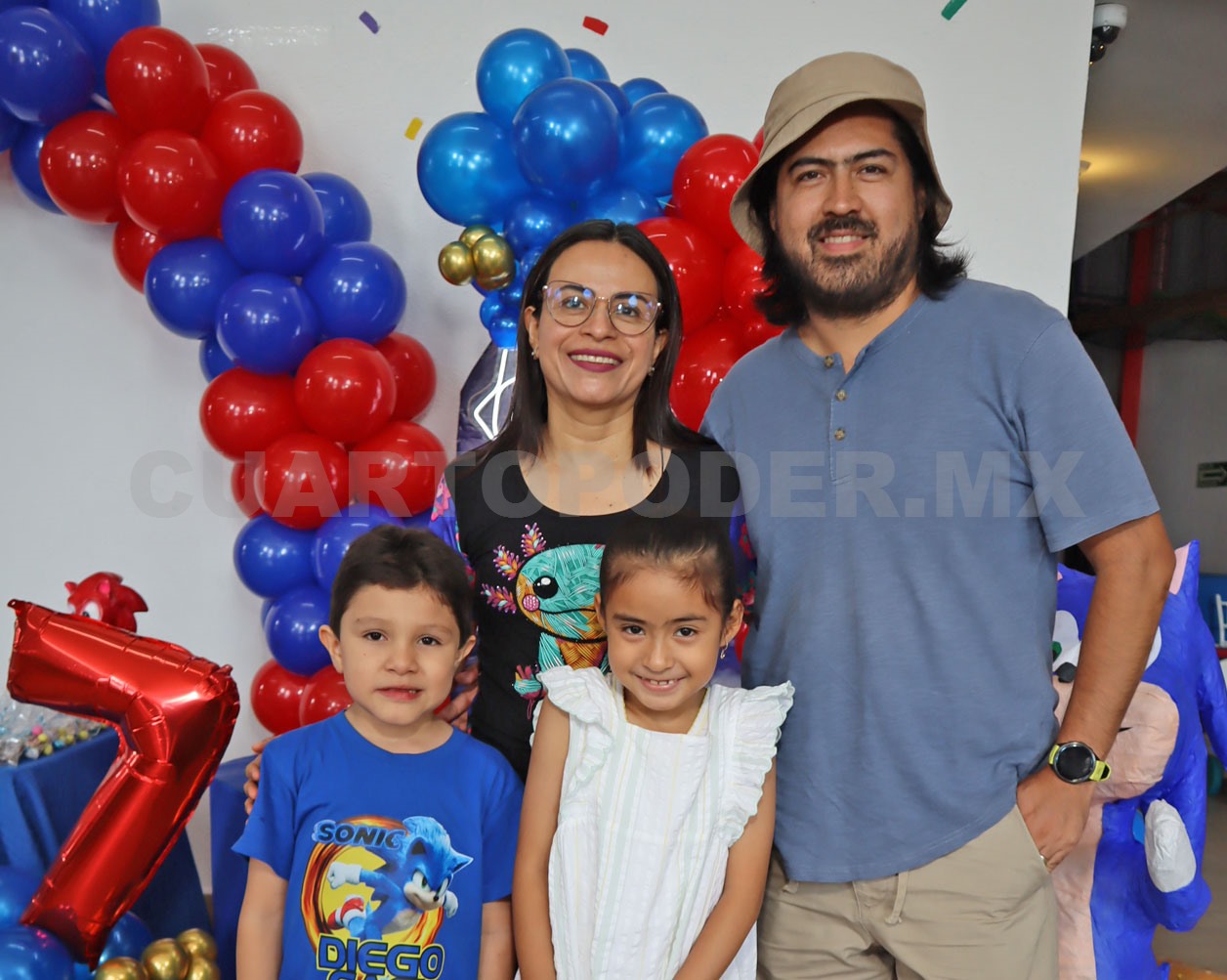Diego Gael celebró sus fantásticos 7 años