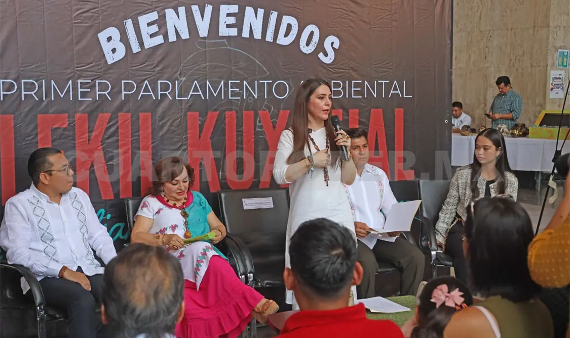 La legisladora presentó los detalles del primer parlamento ambiental. Carlos López / CP