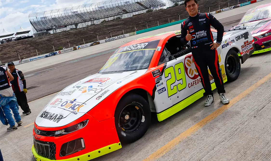 El piloto ganó en Aguascalientes y subió dos posiciones en el campeonato de Challenge Series. Cortesía