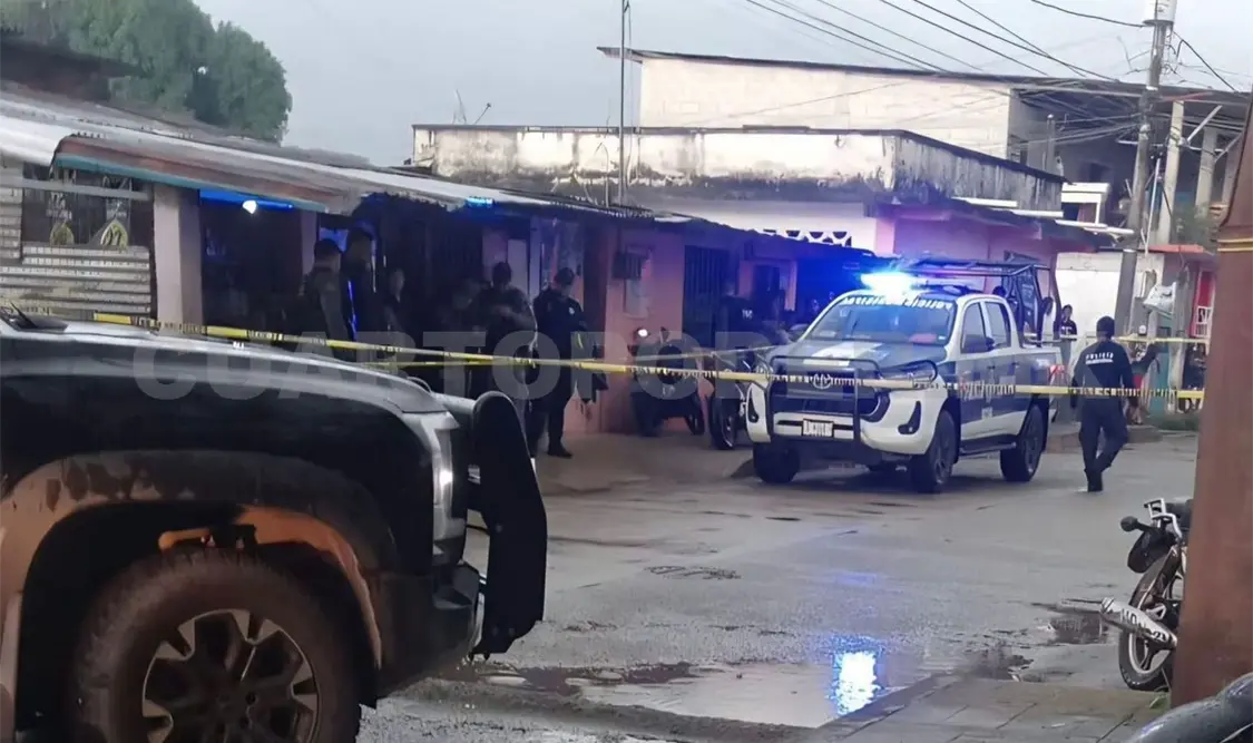 “El Davich” fue baleado por un par de motociclistas cuando estaba a un costado de una tienda de abarrotes. Rafael Victorio / CP