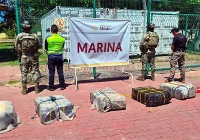 Aseguran 270 kilos de coca&iacute;na en Manzanillo