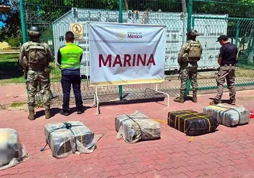 Aseguran 270 kilos de cocaína en Manzanillo Aseguran 270 kilos de cocaína en Manzanillo