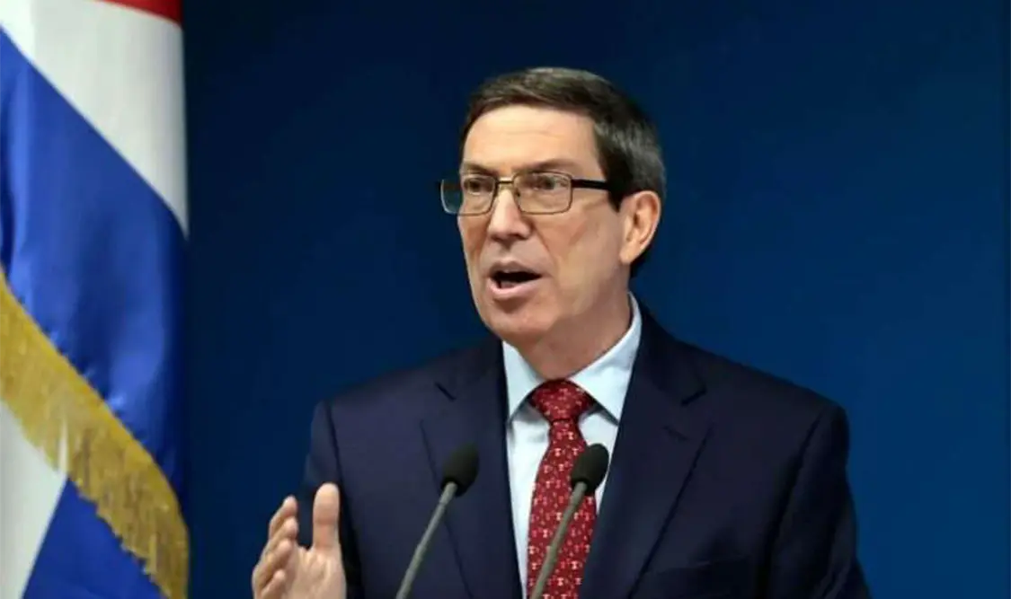 El canciller Bruno Rodríguez sostuvo que Estados Unidos mantiene un “plan de asfixia económica contra Cuba”. Cortesía