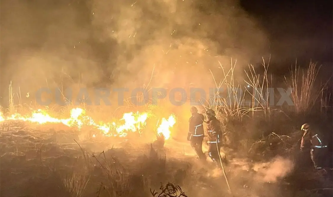 Los rescatistas extinguieron completamente el fuego y eliminaron riesgos para parcelas y comunidades cercanas. CP