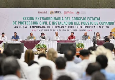 Chiapas fortalece estrategia ante temporada de lluvias