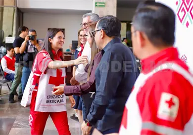 Se une Congreso a colecta de la Cruz Roja