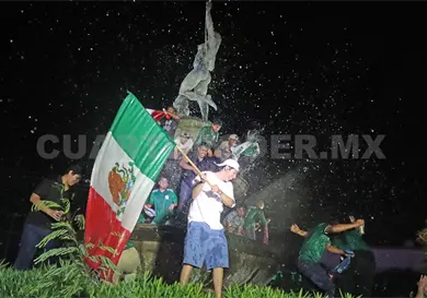 Tuxtla celebra una noche hist&oacute;rica para M&eacute;xico