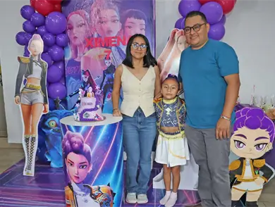 Ximena y su explosiva fiesta k-pop