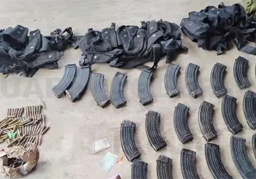 Decomisan armamento, explosivos y veh&iacute;culos